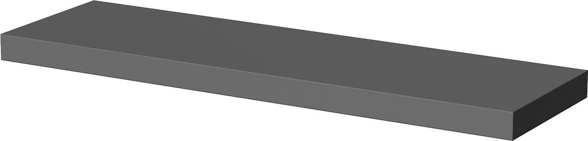 Wandboard Simple B: 80 cm Anthrazit - MODERN, Holzwerkstoff (80/3,8/23,5cm)