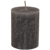 VÁLCOVÁ SVÍČKA LIA - šedá, Moderní (6,8/9cm) - Premium Living
