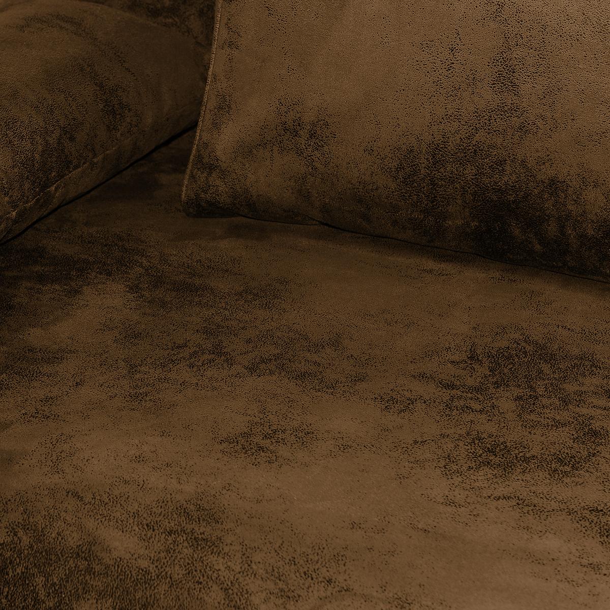 Schlafsofa Dingo, Braun B: 202 cm - Dunkelbraun/Braun, Design, Textil (202/85/110cm) - MID.YOU