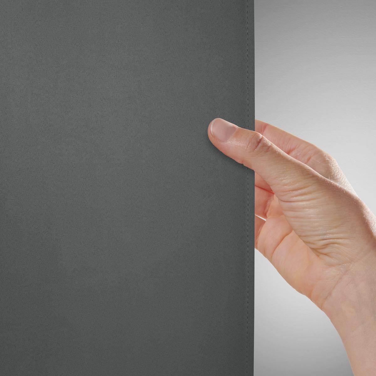 ZATEMŇOVACÍ ZÁVES HENRI - antracitová, textil (135/245cm) - Mömax