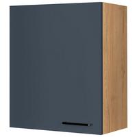 Küchenoberschrank Easytouch - Blau/Eichefarben, MODERN, Holzwerkstoff (60/72/35cm) - Nobilia