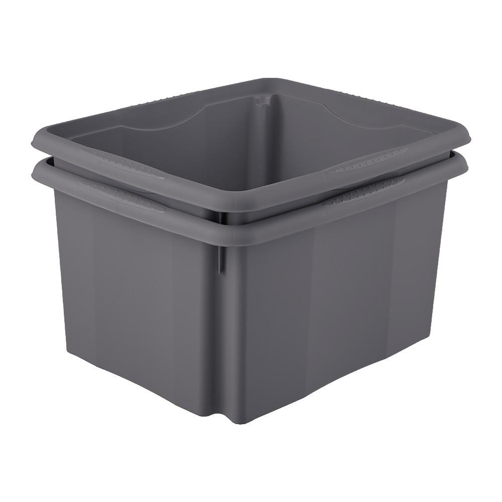 Box Emil - Schwarz, Basics, Kunststoff (41/34,5/22cm)