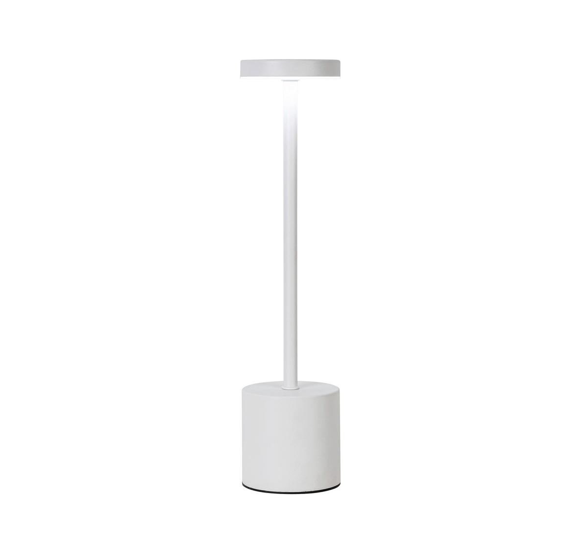 STOLNÍ LED LAMPA TIPL - bílá, Konvenční, kov/plast (8/32cm) - Mömax