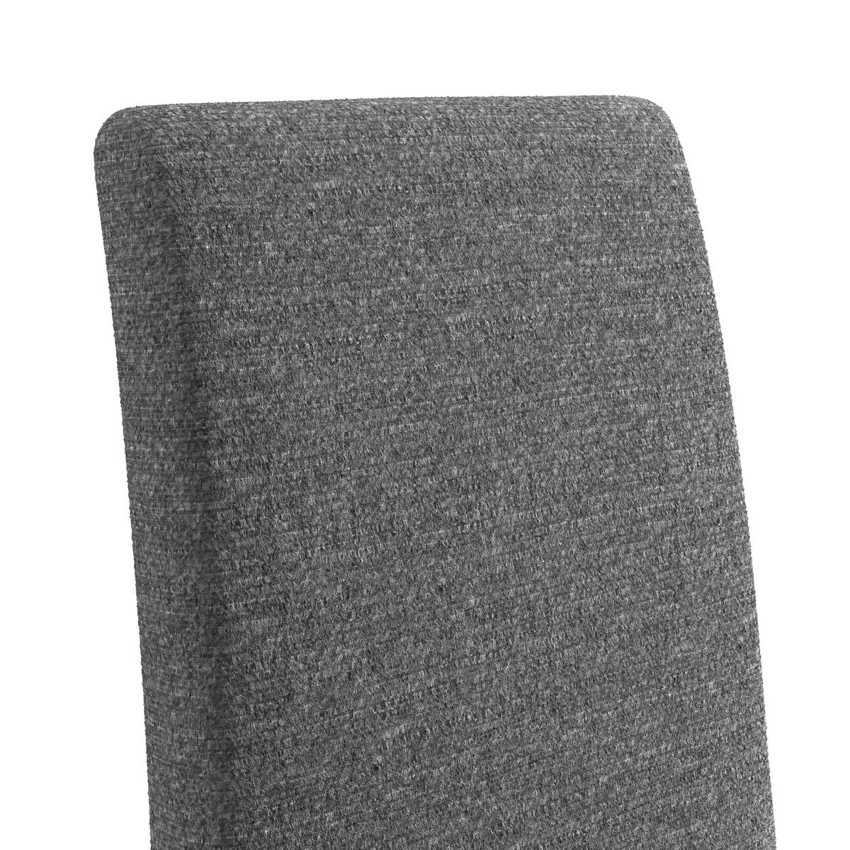 Schwingstuhl Terri Anthrazit Gepolstert - Anthrazit/Schwarz, MODERN, Textil/Metall (46/95/64cm) - MID.YOU