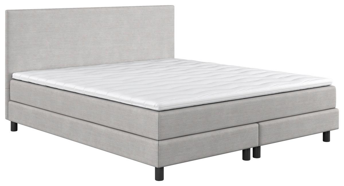Box-ágy Andorra 160/200cm - világosszürke, Modern, faalapú anyag/textil (160/200cm) - MID.YOU