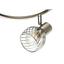 Spotrondel Sina - Chromfarben, MODERN, Metall (28/14,5cm) Spotrondel Sina - Chromfarben, MODERN, Metall (28/14,5cm)