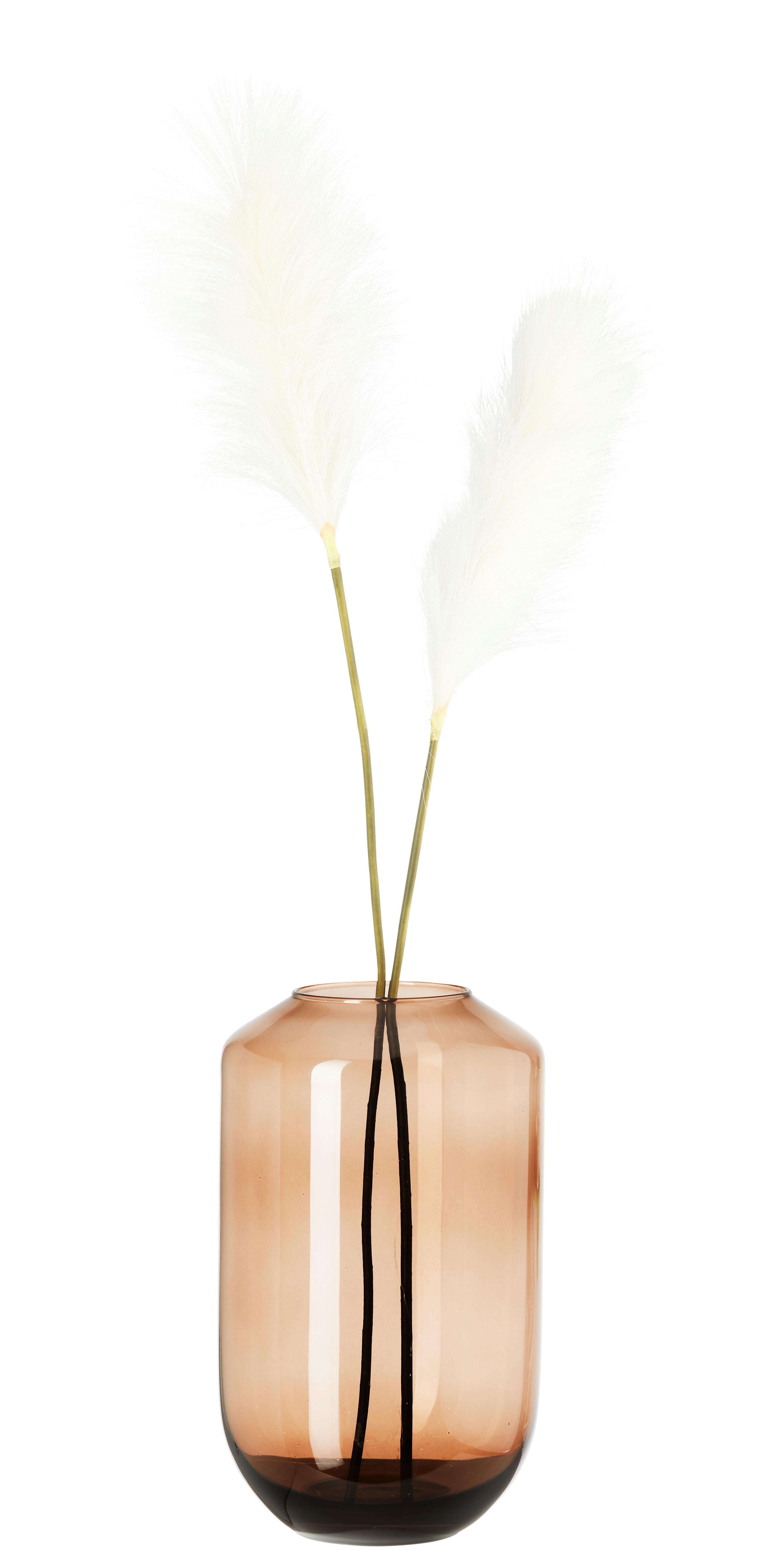 Váza Hazel, Ø/v: 19,5/32cm - farby lieskového orecha, Konvenčný, sklo (19,5/32cm) - Modern Living
