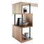 Bartisch Fernando 1 - Eichefarben/Schwarz, Design, Holz/Metall (135/50/105cm) - Hom`in Bartisch Fernando 1 - Eichefarben/Schwarz, Design, Holz/Metall (135/50/105cm) - Hom`in