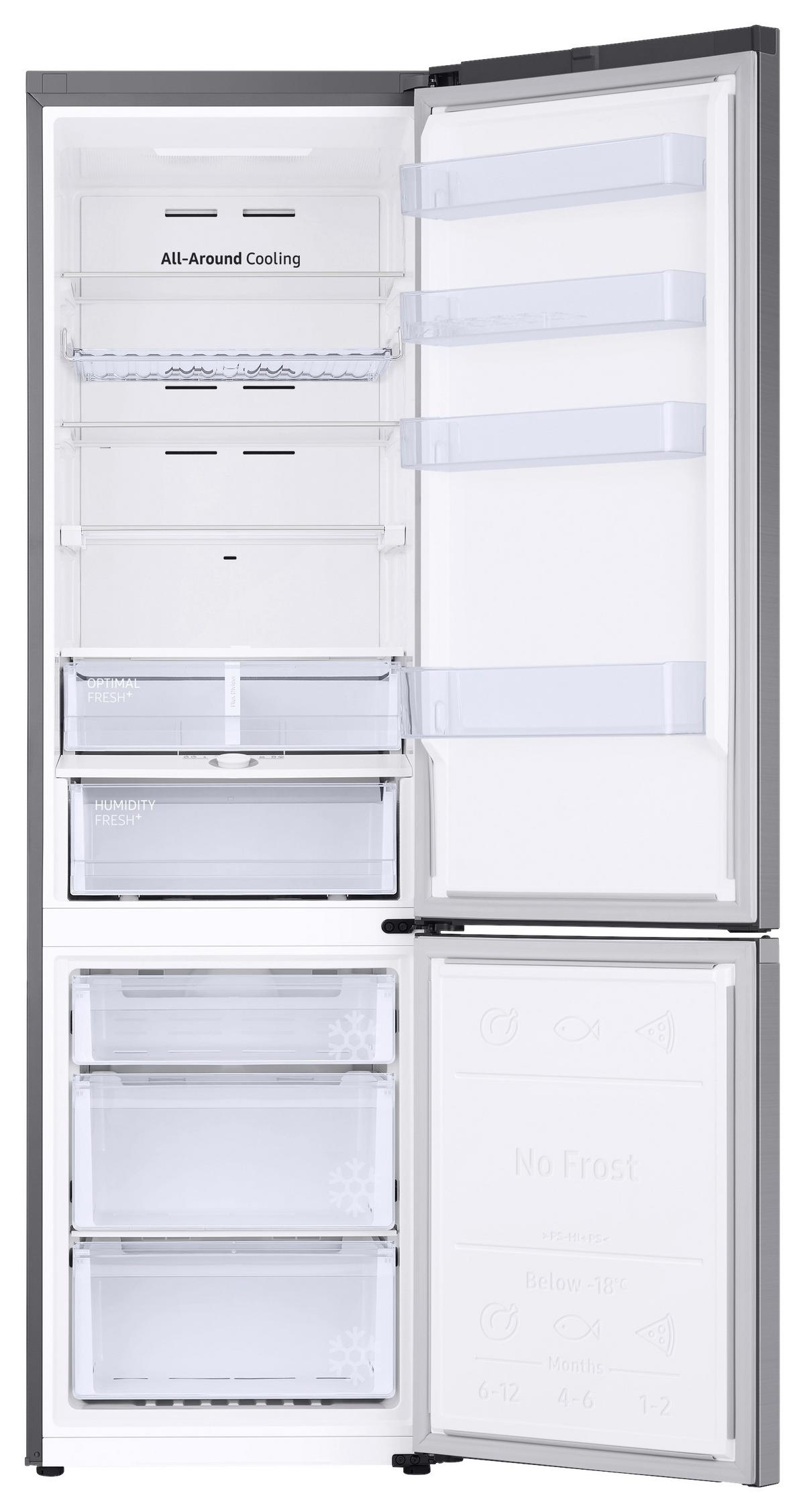 Kühl-gefrier-kombination Rb38c676dsa/ef - Silberfarben, Basics, Kunststoff/Metall (59,5/203/65,8cm) - Samsung