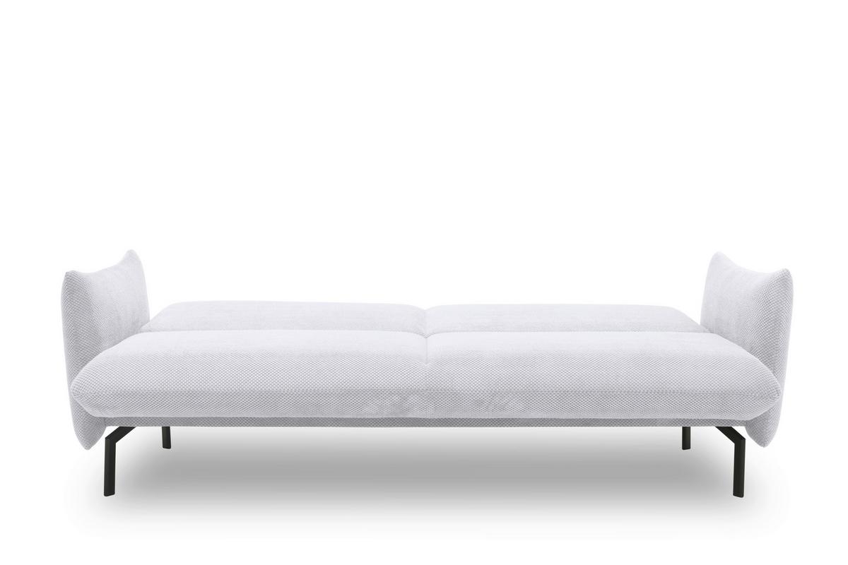 Schlafsofa Silberfarben B: 234 Cm - Silberfarben/Schwarz, Design, Textil (234/102/95cm) - MID.YOU