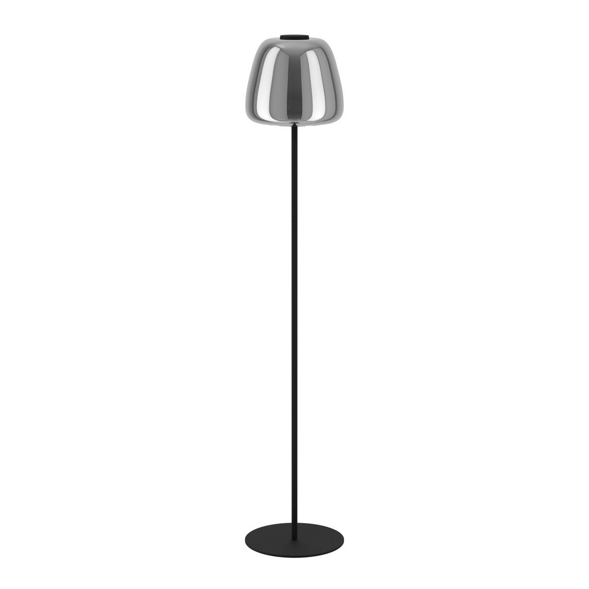 LED-Stehleuchte 901196 Alfero-Z - Schwarz, Design, Glas/Metall (27,5/139,5cm) - Eglo