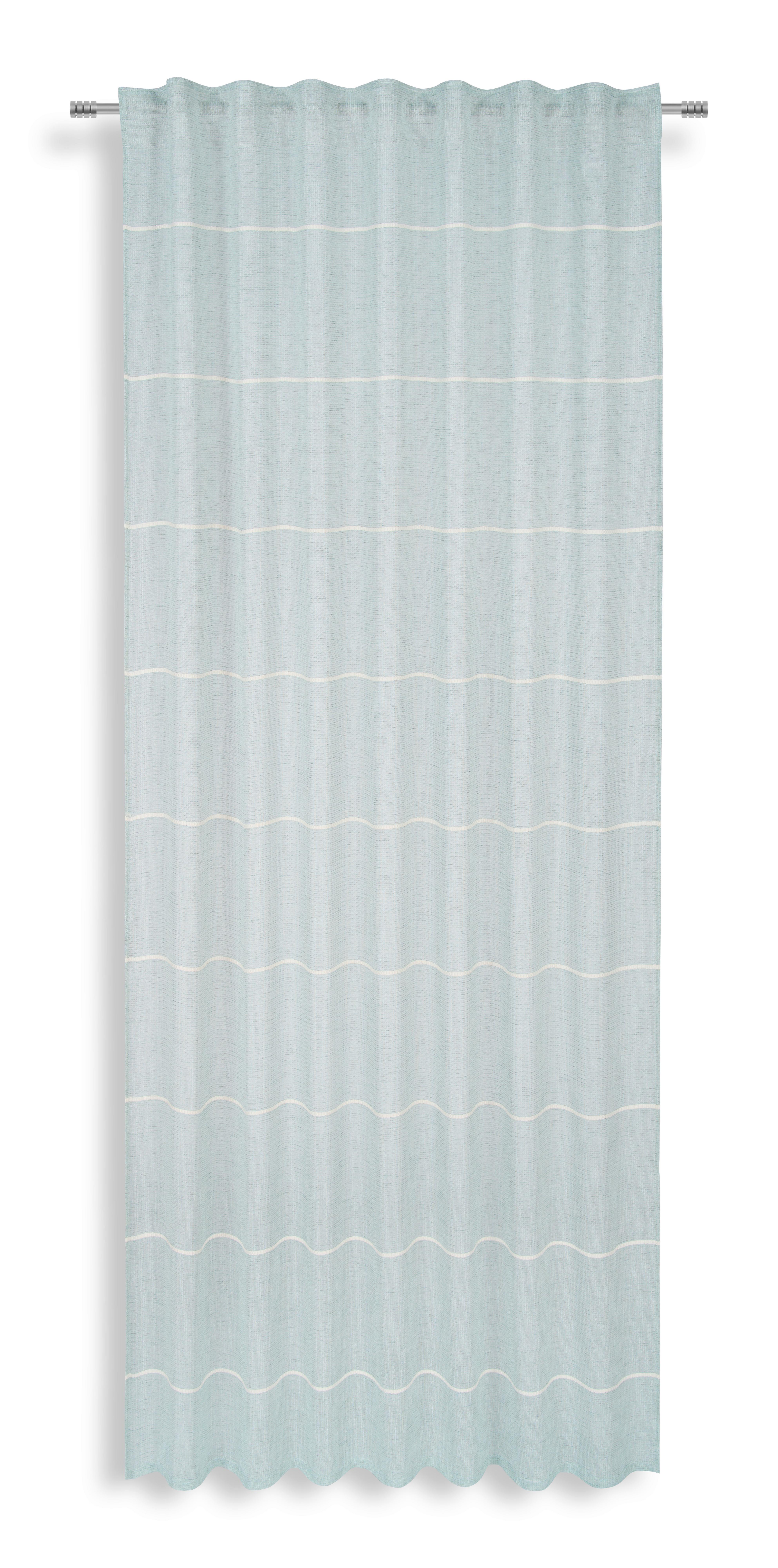 Készfüggöny Esra - Türkiz, modern, Textil (140/245cm) - Luca Bessoni