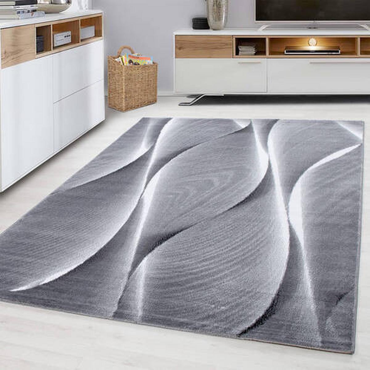 Flachwebteppich Parma - Schwarz, Design, Textil (280/370cm) - Novel
