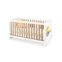 Gitterbett Lova - Naturfarben/Weiß, Basics, Holz (150/79/81cm) - Pinolino