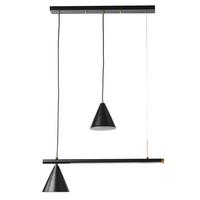 Led-hängeleuchte 5042/s - Schwarz, Design, Metall (90/15/120cm)