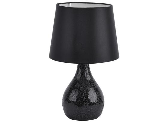 Tischleuchte Cornelius - Schwarz, KONVENTIONELL, Glas/Kunststoff (23/23/37cm) Tischleuchte Cornelius - Schwarz, KONVENTIONELL, Glas/Kunststoff (23/23/37cm)