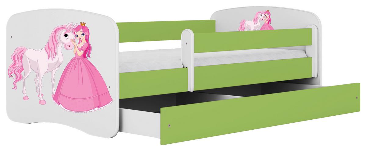 Kinder-/Juniorbett Babydreams inkl. Matratze 80x160 - Birkefarben/Weiß, MODERN, Holz/Holzwerkstoff (80/160cm) - MID.YOU