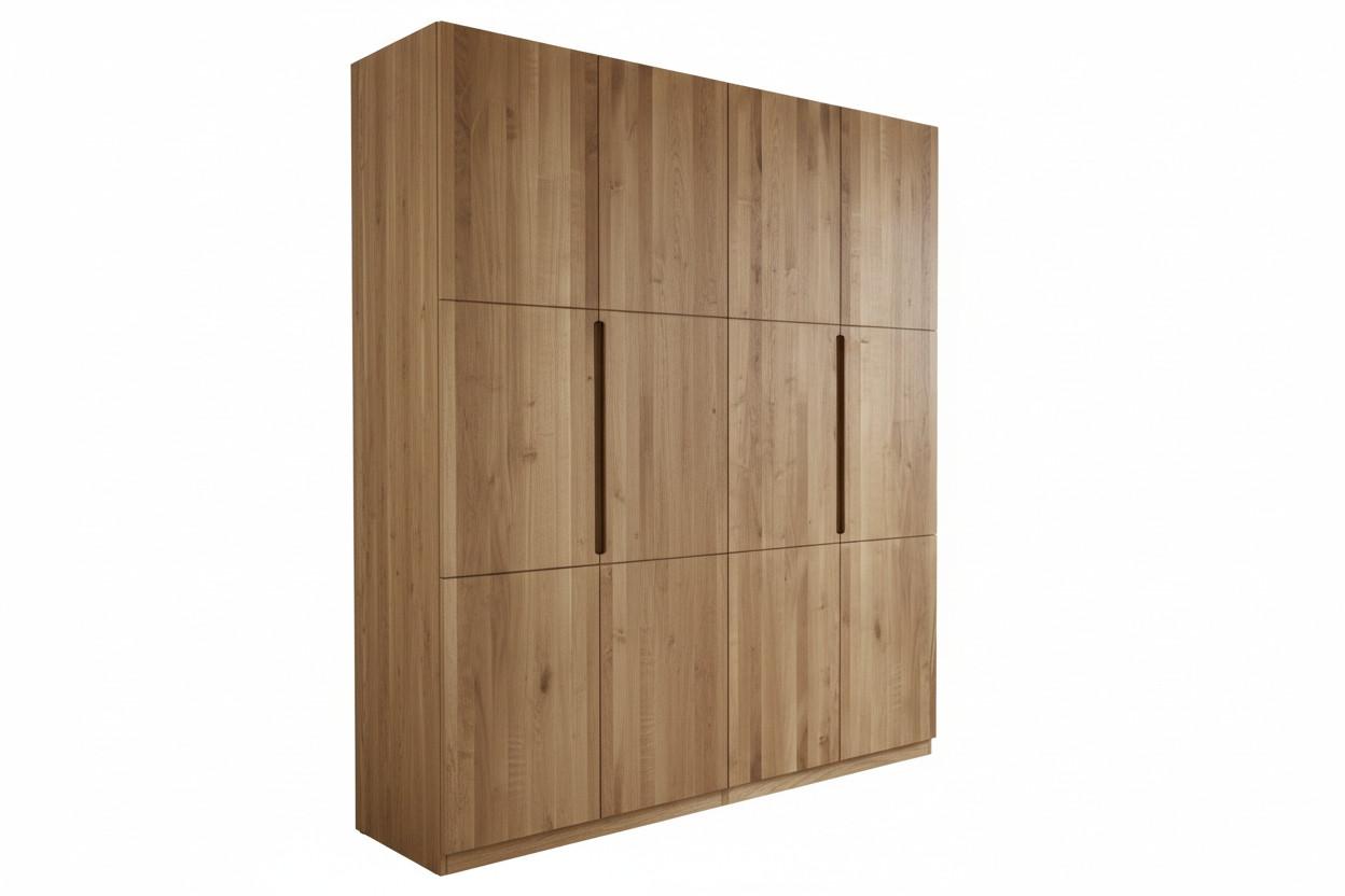 Drehtürenschrank Joja, Wildeiche B: 202 Cm