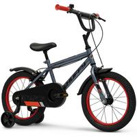 Kinderfahrrad Pro Thunder Grau, 16 Zoll - Grau, Basics, Metall (56/83.5/108.5cm)