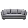 2-sitzer-sofa Mit Schlaffunkt. Modiund Bettkasten Grau - Silberfarben/Grau, Design, Textil (235/83/106cm) - MID.YOU