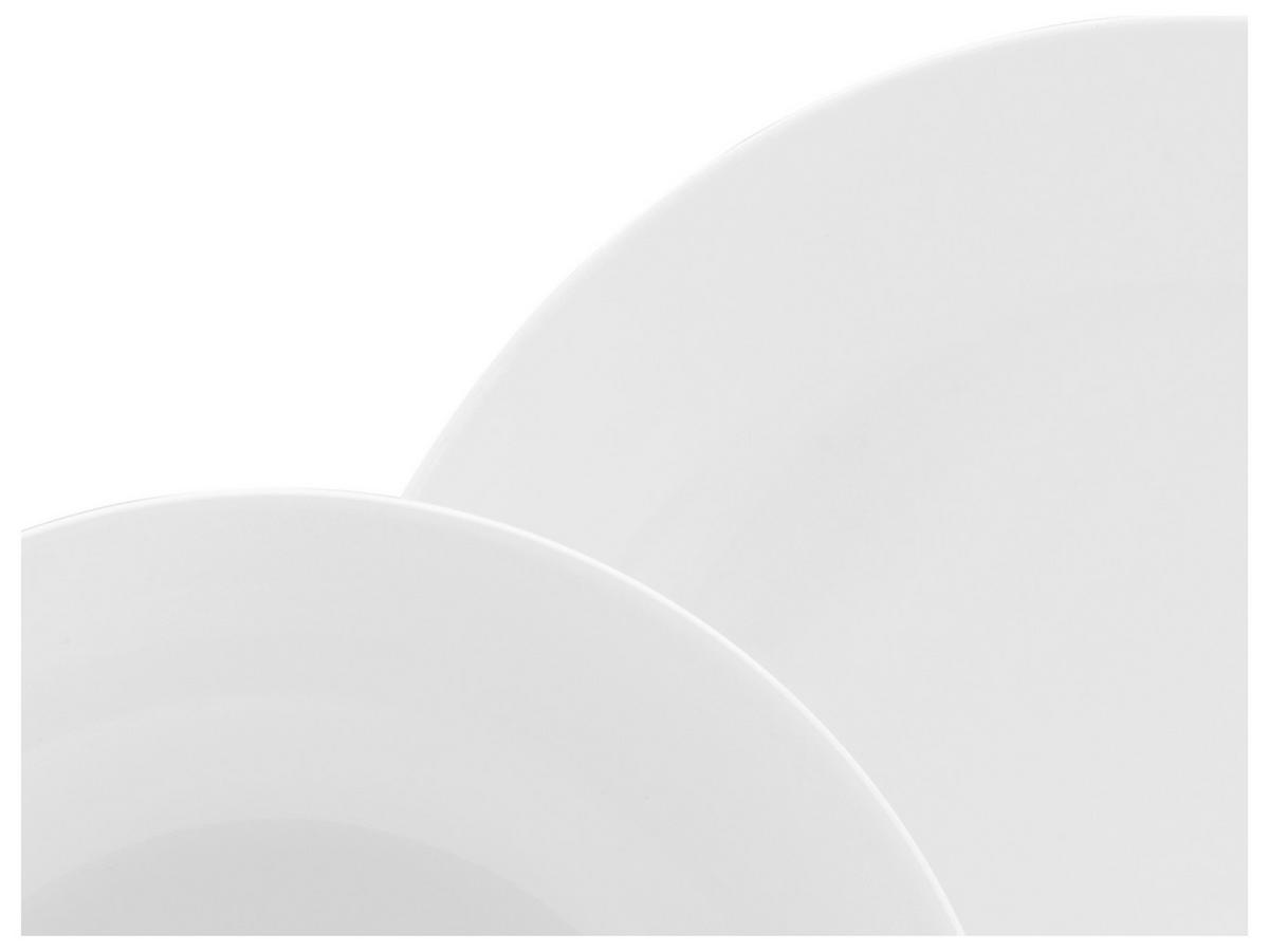 Kombiservice Luna 30--Teilig., Weiß - Weiß, Basics, Keramik - Creatable