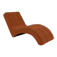 Relaxačné ležadlo LAVANDA, marhuľová, max. 120 kg - marhuľová/čierna, Modern, textil/plast (68/80/167cm) - Mömax