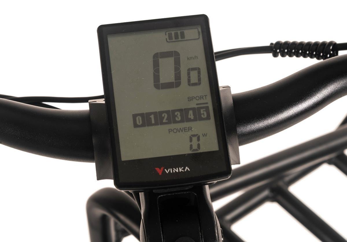 E-citybike 26 Zoll Schwarz - Schwarz, LIFESTYLE, Metall (180/70/100cm)