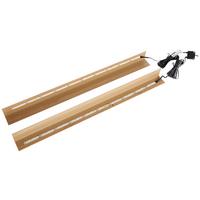 LED-Streifen Kansas L: 54,6 cm - Schwarz/Weiß, KONVENTIONELL, Kunststoff (54,6cm) - Livetastic