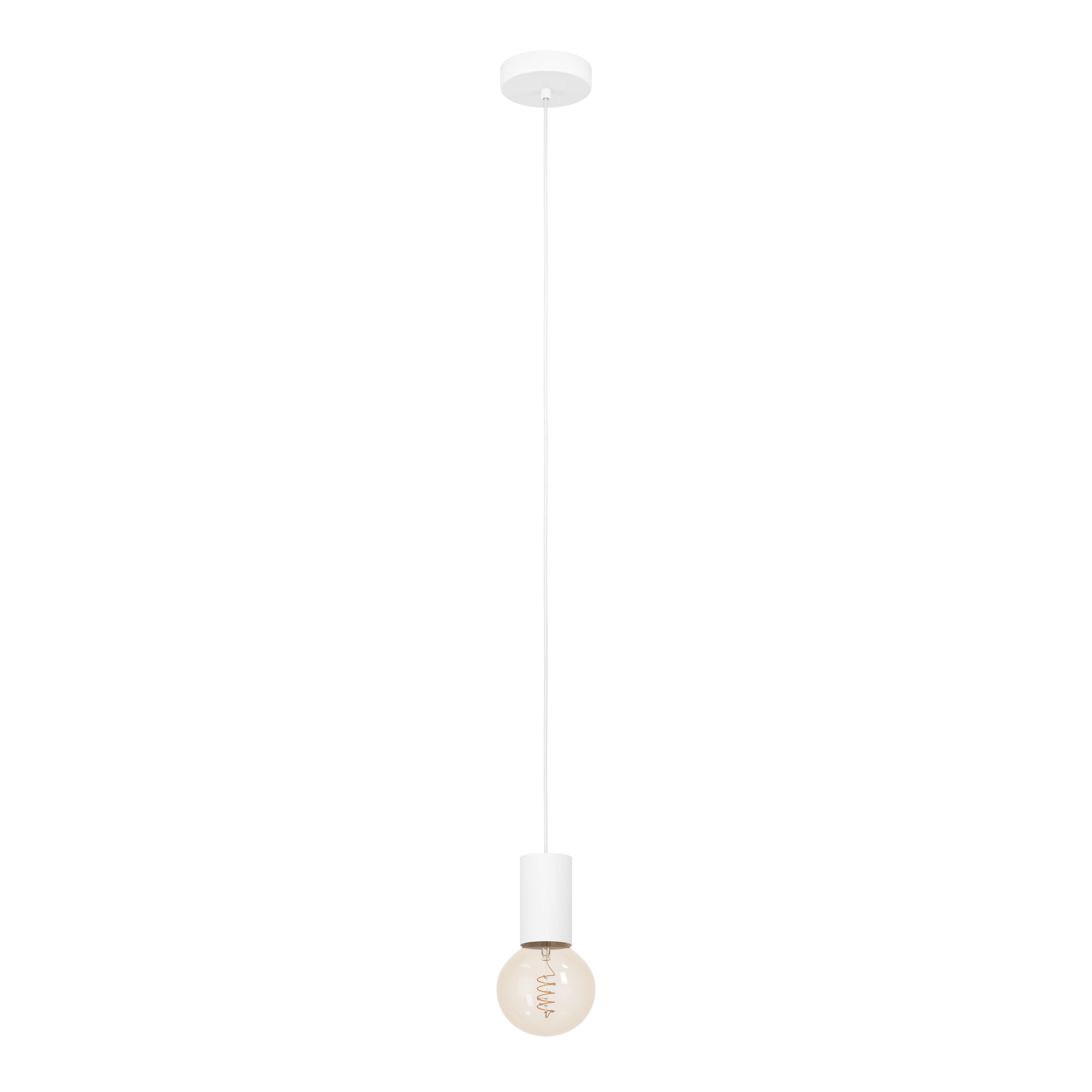 HÄNGELEUCHTE 900798*POZUETA 1 - Weiß, Basics, Metall (6.5/110cm) - Eglo