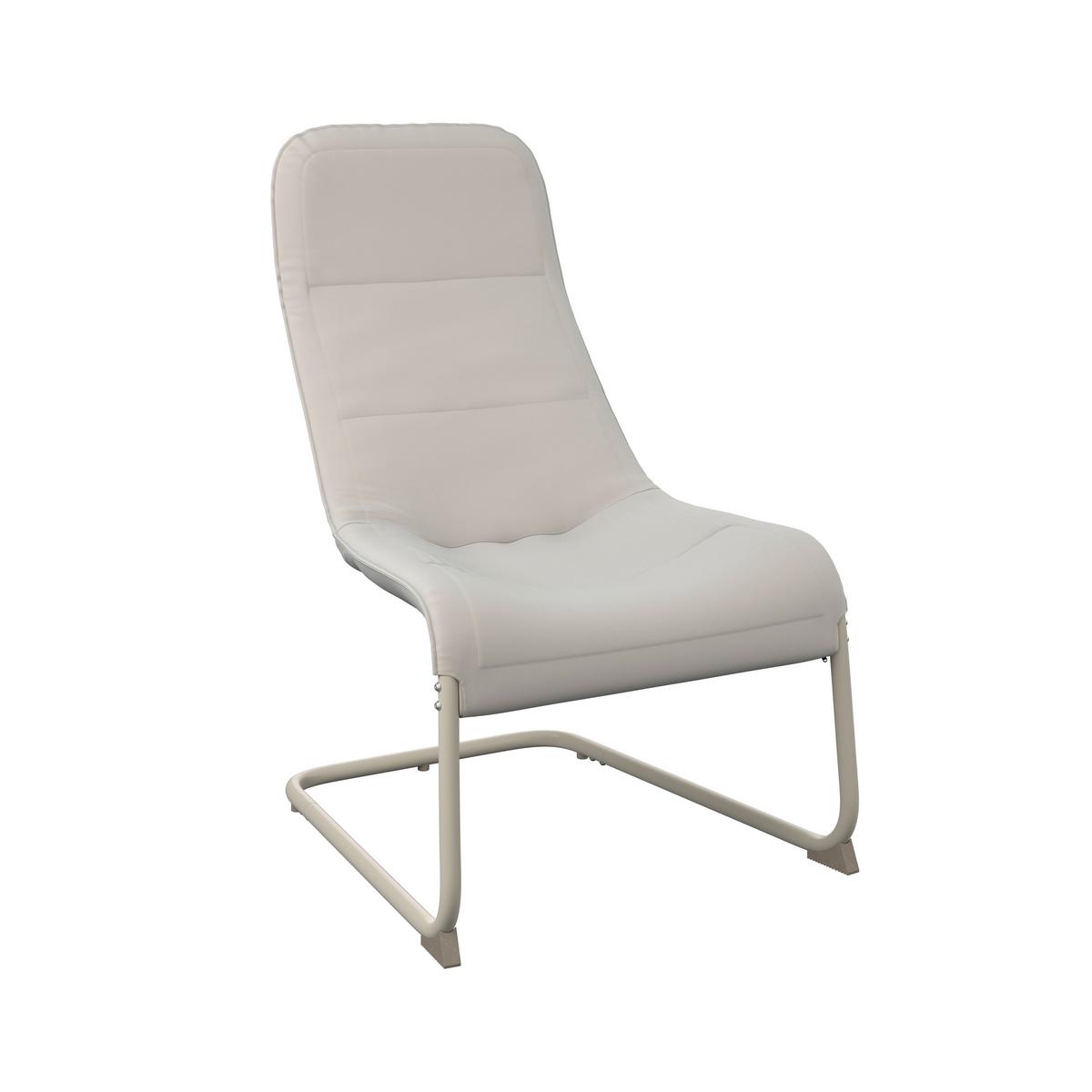 Dining-loungeset San Jose - Beige/Weiß, MODERN, Textil/Metall (67,5/45/106,5/45cm) - Beldano