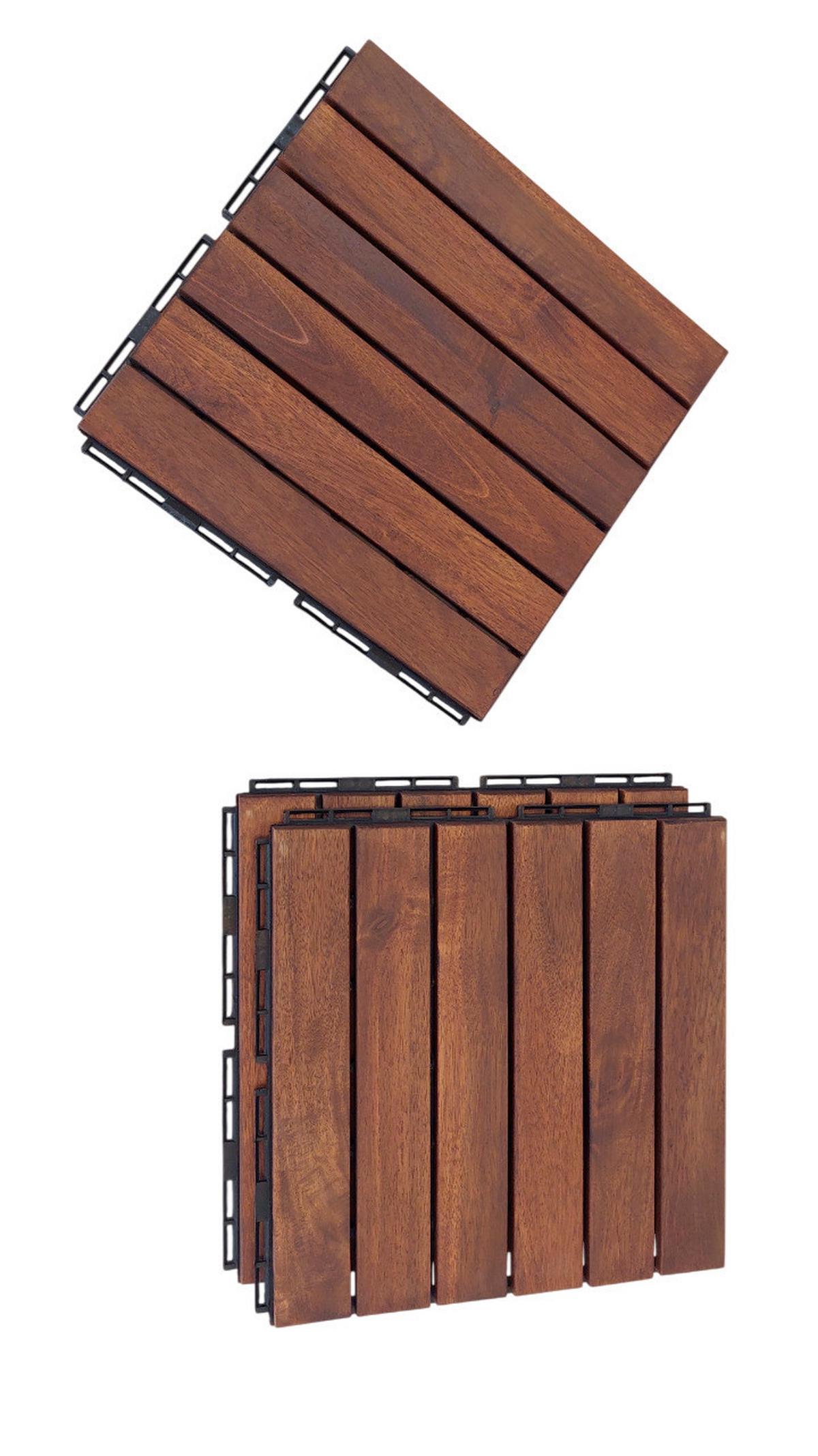 TERRASSENFLIESE PH-ACA-CTMO - Akaziefarben, Basics, Holz (30/30/2,4cm)