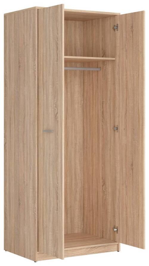 Drehtürenschrank Nepo Plus - Sonoma Eiche, MODERN, Holzwerkstoff (80/197/54,5cm) - MID.YOU