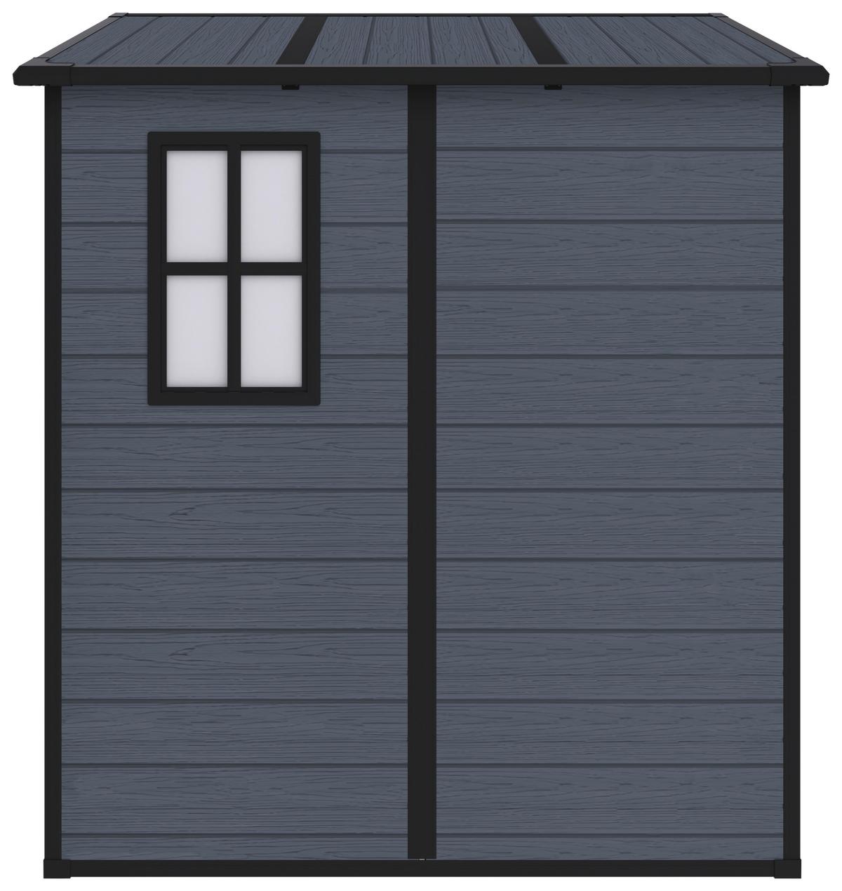 Gartenhaus Nantes - Grau, MODERN, Kunststoff/Metall (182/219/182cm) - Beldano