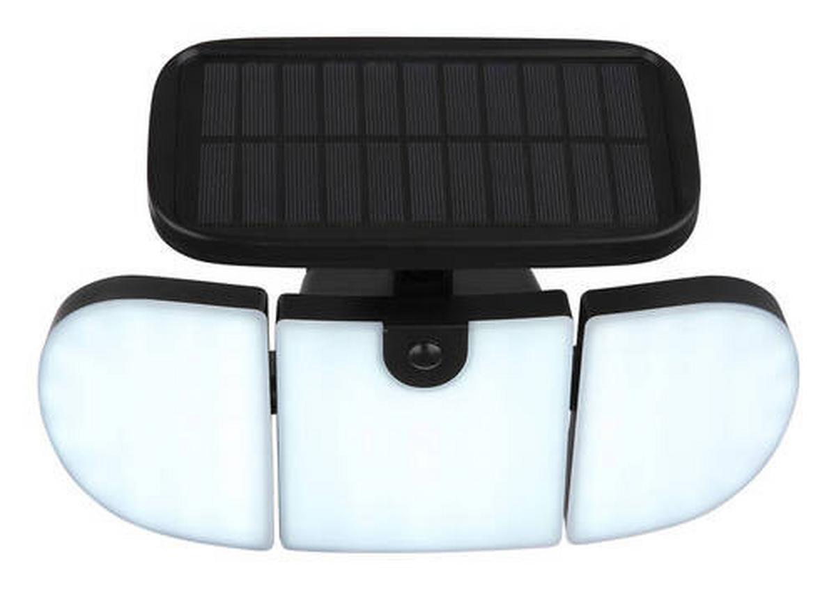 Solarleuchte 36498 - Opal/Schwarz, Basics, Kunststoff (27,9/14,8/15,3cm) - Globo