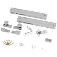 Türdämpfer 2 Stk. Grau Kunststoff Für Schrank Fabio - Grau, Kunststoff