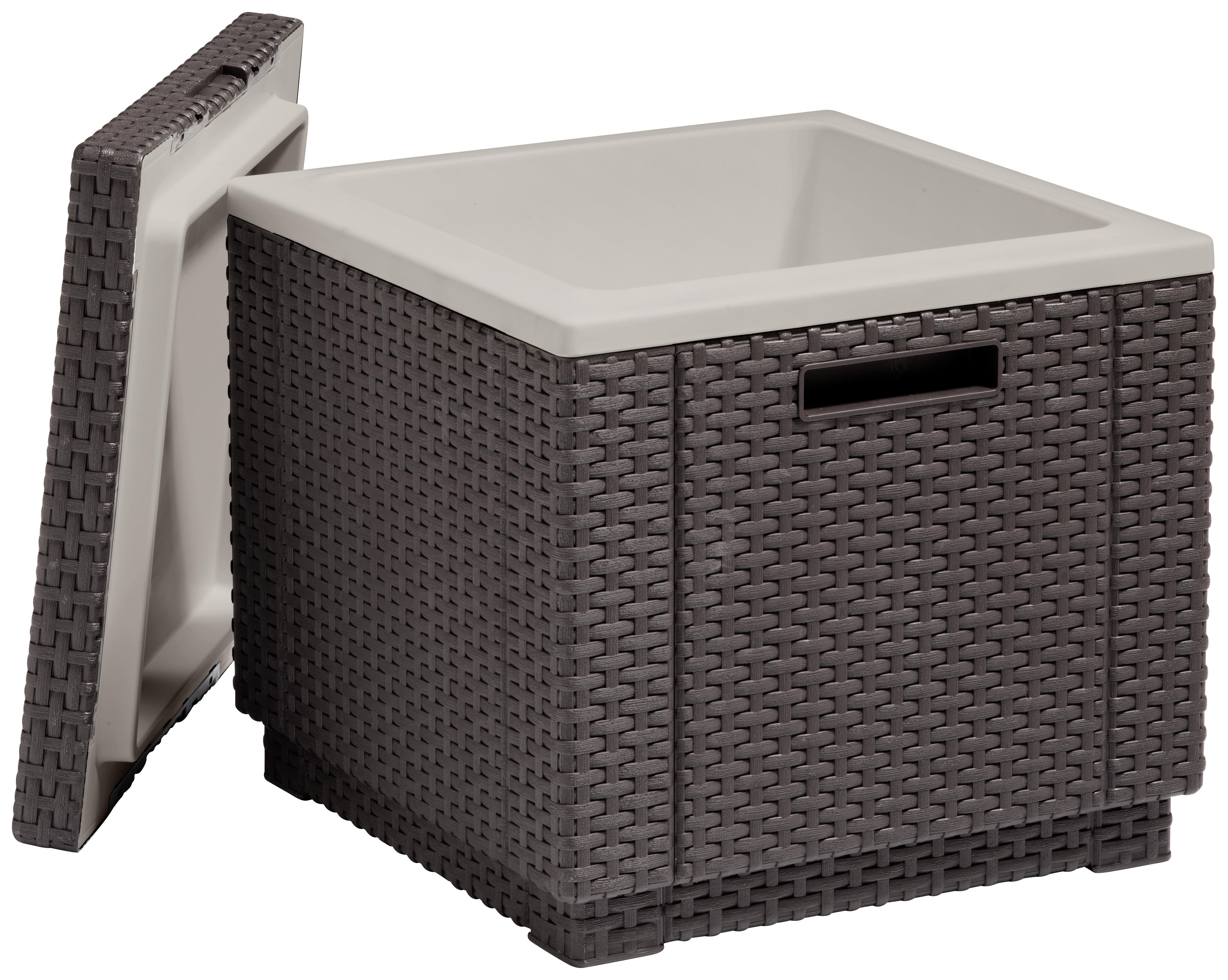 Kühlbox 40 Liter Ice Cube, Braun - Braun, MODERN, Kunststoff (42/41/42cm) - Allibert