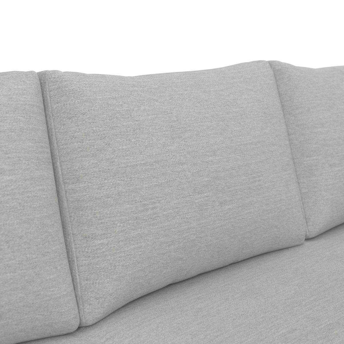 Záhradná lavica LOAN - sivá/antracitová, Modern, kov/drevo (210/84/78cm) - Bessagi Garden