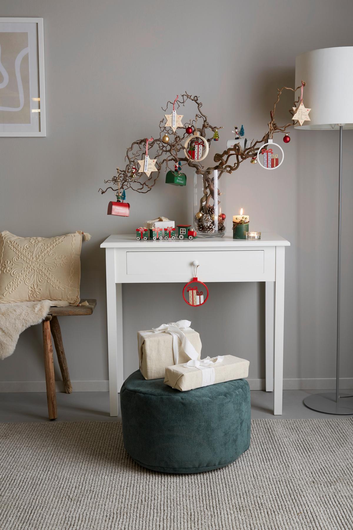 Dekostern Sila - Naturfarben, MODERN, Holz (8,5/1/8,5cm)