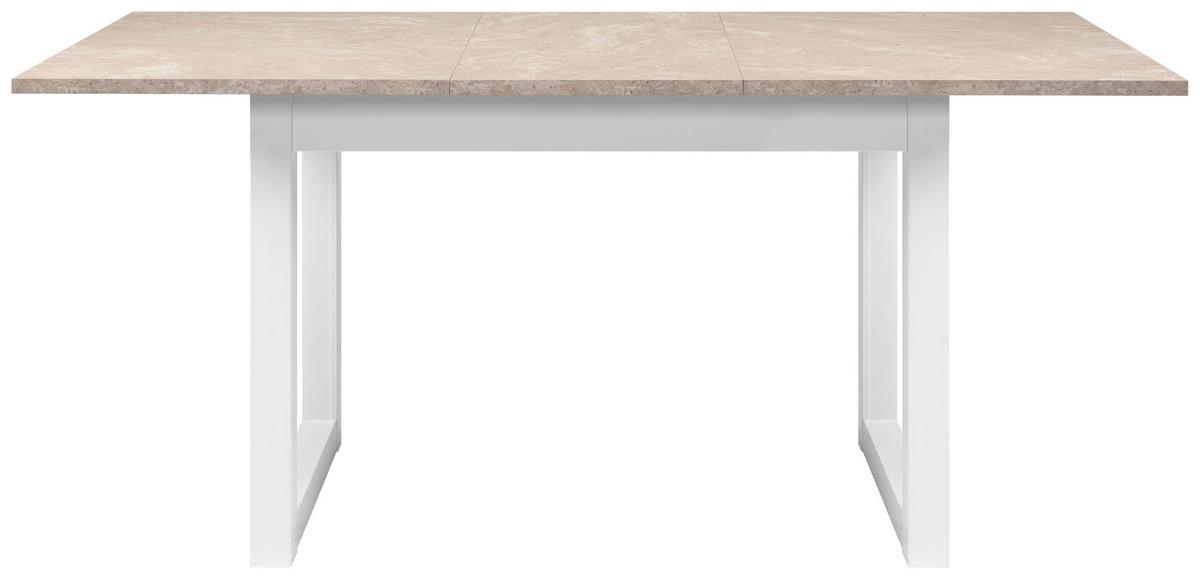 Esstisch Houston 80b - Sandfarben/Weiß, Basics, Holzwerkstoff (120/80/75cm) - MID.YOU
