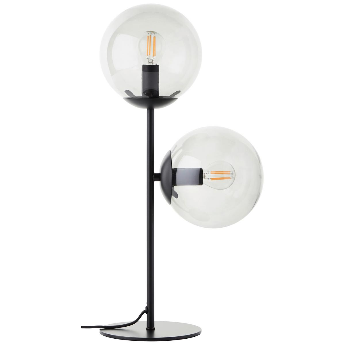 Tischleuchte 99218/93 Ariol - Schwarz, Design, Glas/Metall (48,2/24/15cm) - Brilliant
