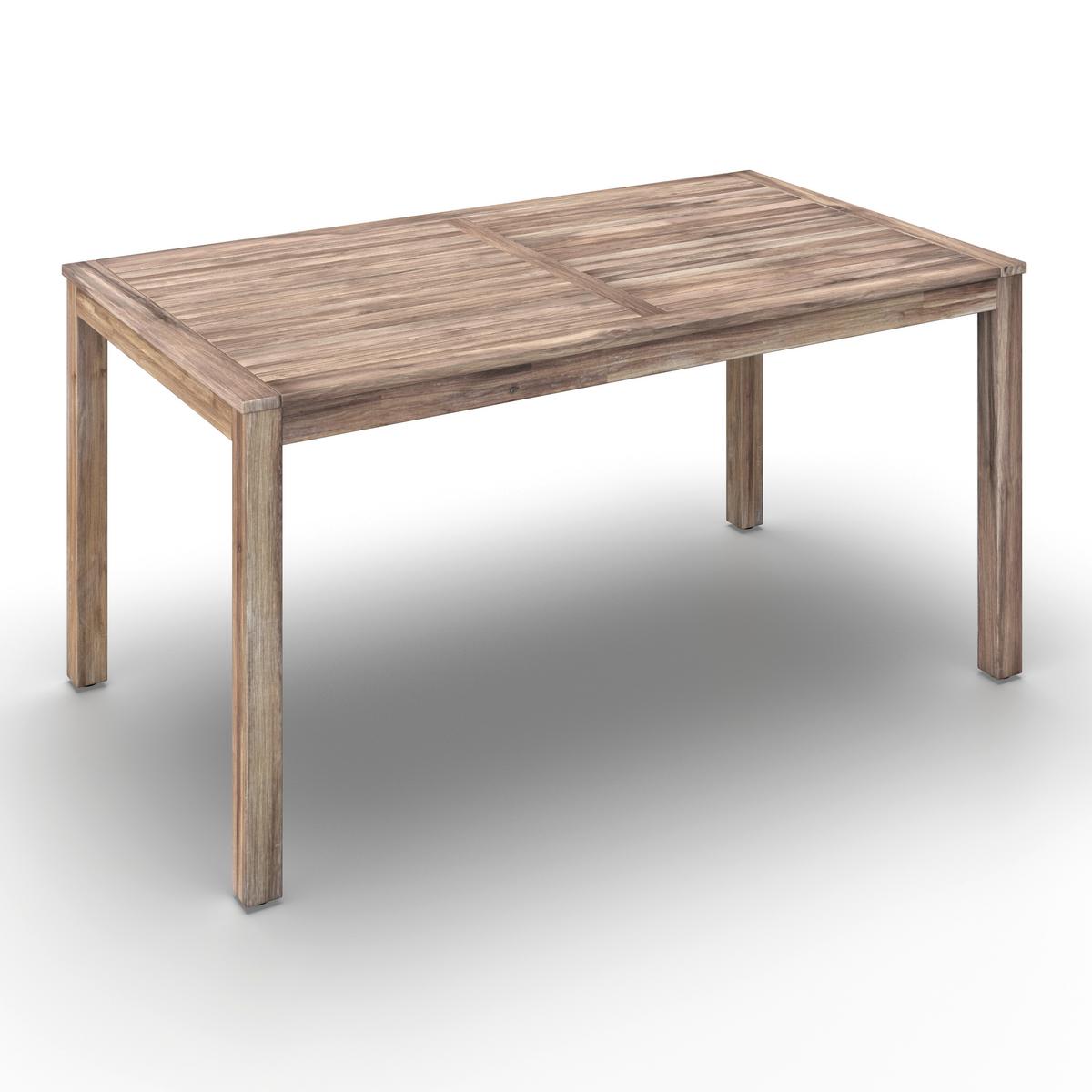 SÚPRAVA ZÁHRADNÉHO NÁBYTKU ALDINA - farba akácie/sivá, Modern, drevo/textil - Bessagi Garden