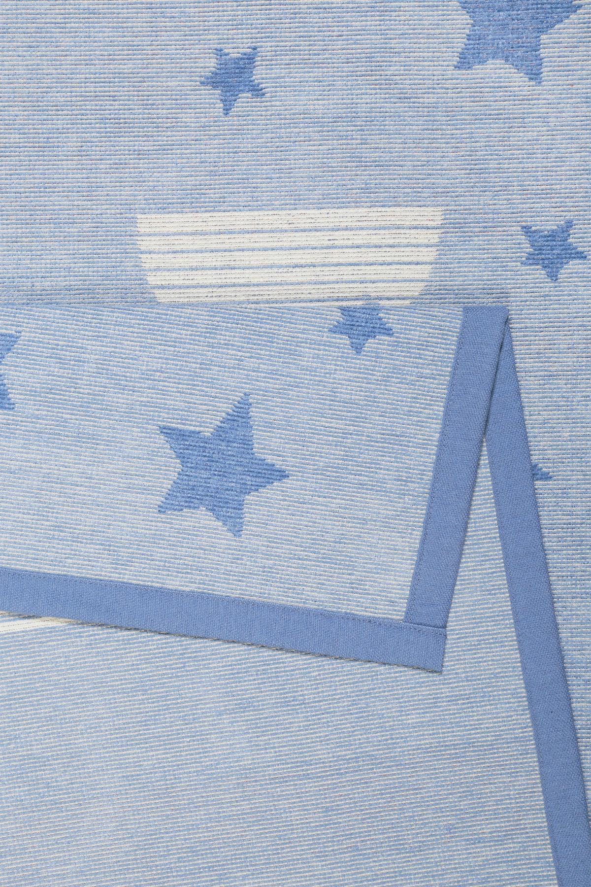 Kinderteppich Blau, Bxl: Ca. 160x230 Cm - Blau/Pastellblau, Trend, Textil (160/230cm) - Esprit