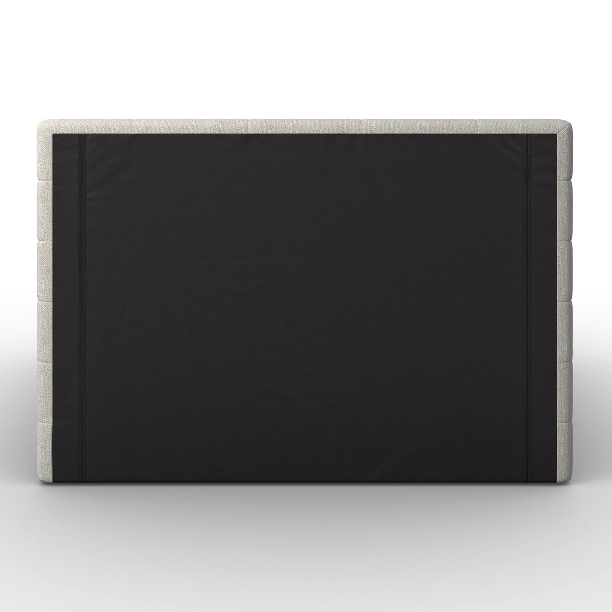 Boxspringová posteľ ARIA 180x200, sivá - čierna/sivá, Modern, drevo/textil (180/200cm) - Bessagi Home