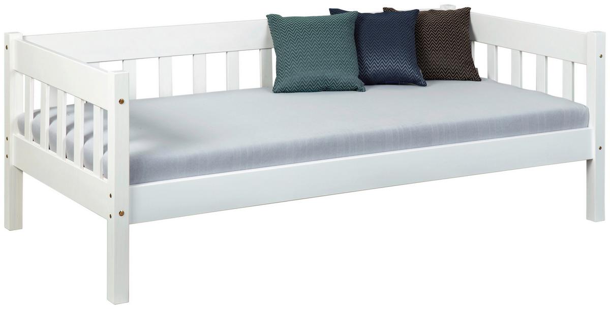 EINZELZIMMER Geraldo Weiß 2-teilig - Weiß/Naturfarben, MODERN, Holz - MID.YOU