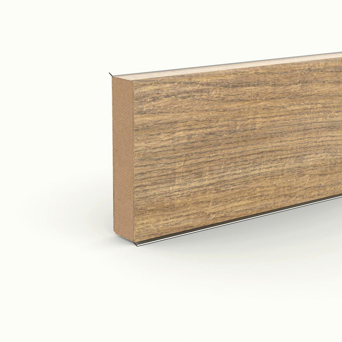 Sockelleiste Doellken Cubu60 Alsace - Braun, Basics, Holzwerkstoff (250/1.3/6cm)