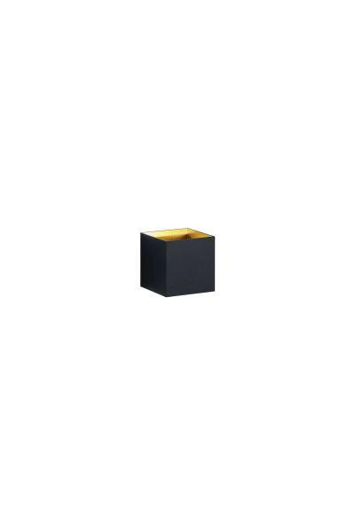 LED-Wandleuchte 223310132 Louis - Goldfarben/Schwarz, Basics, Metall (10/10/10cm) - Trio Leuchten