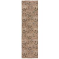 Juteteppich Arriana Jute Floral N 60x230 - Naturfarben, Basics, Textil (60/230cm)