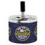Aschenbecher Nora - Blau/Chromfarben, KONVENTIONELL, Kunststoff/Metall (9,5/12cm) - Homezone Aschenbecher Nora - Blau/Chromfarben, KONVENTIONELL, Kunststoff/Metall (9,5/12cm) - Homezone