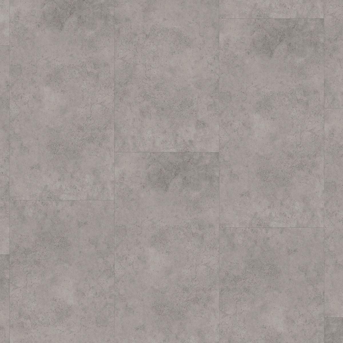 Designboden Beton Grau - Grau, Basics, Kunststoff (91,4/45,7/0,06cm) - Parador