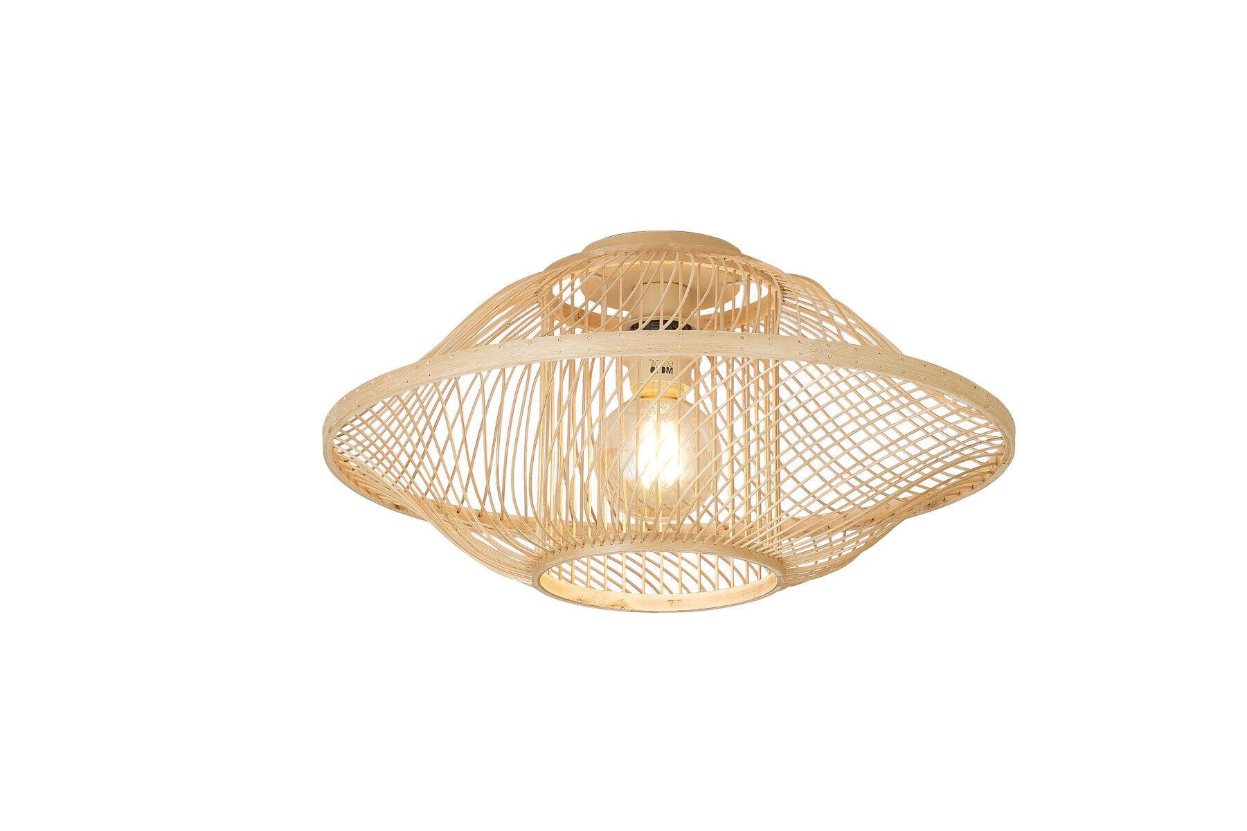 DECKENLEUCHTE MAUI - Naturfarben, Basics, Holz (50/25cm) - Good & Mojo